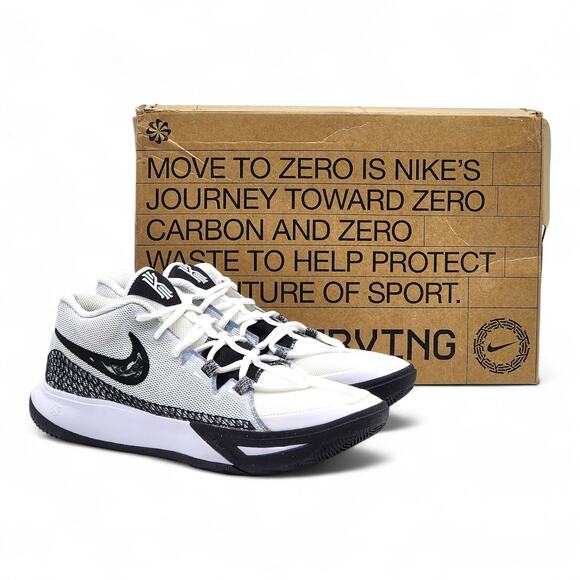 Nike Kyrie Flytrap 6 DM1125-101 Men's Sneakers White Black US 8 - NIB - Picture 1 of 9